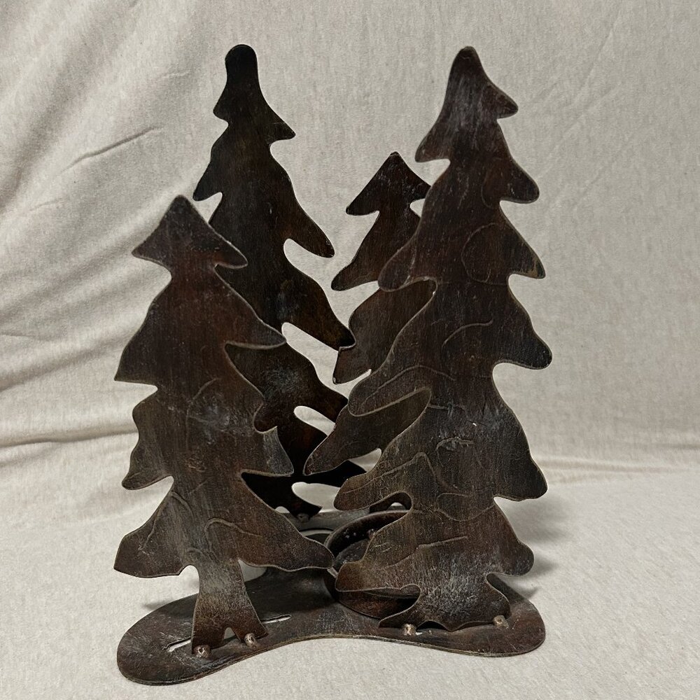 Metal Tree Candle Holder